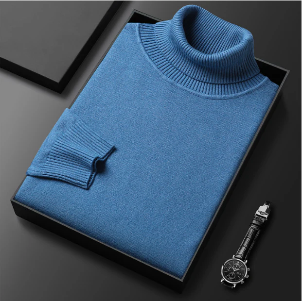 ALESSIO™ | Suéter de Cuello Alto Premium