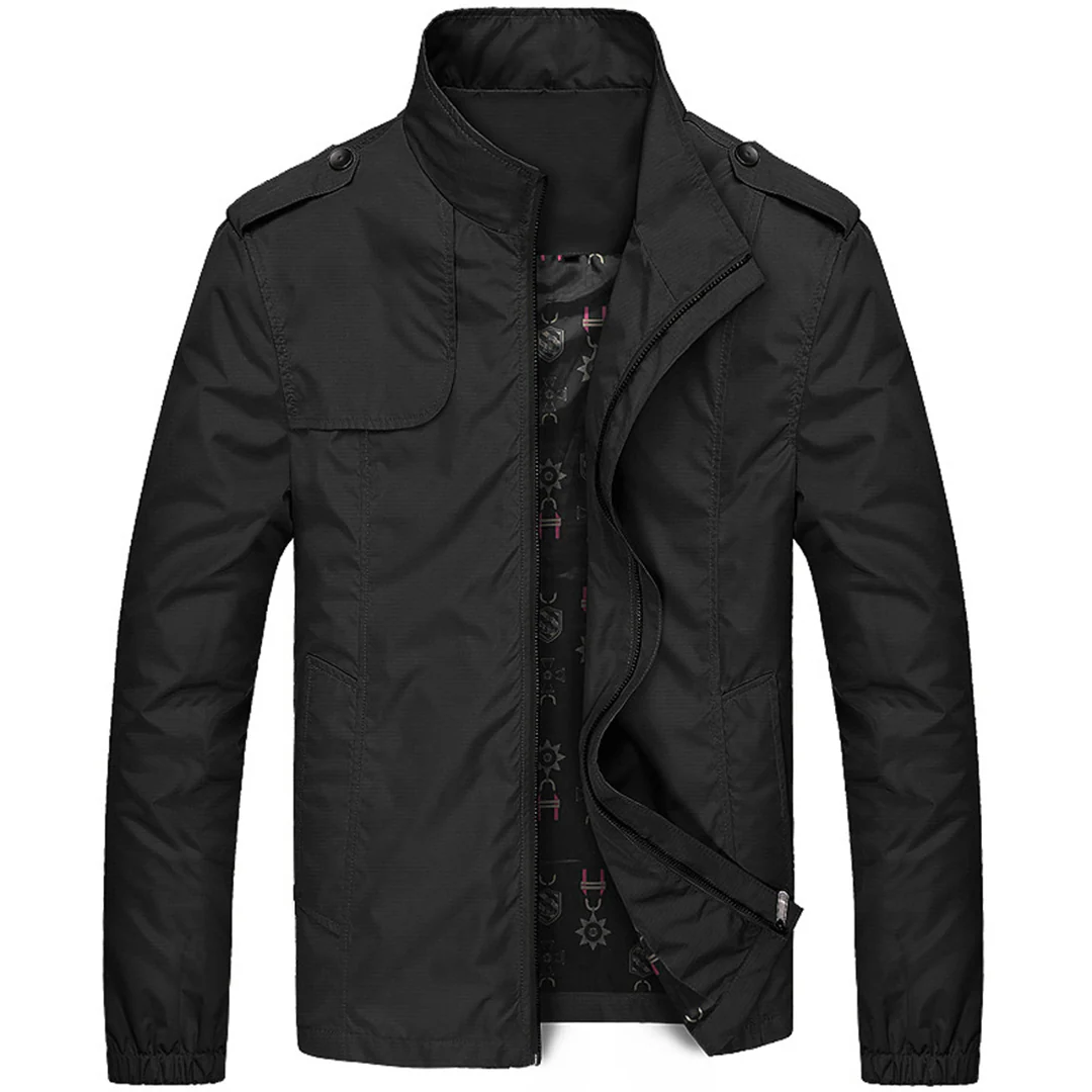 BELLAGIO™ | Chaqueta Masculina con Cuello Alto
