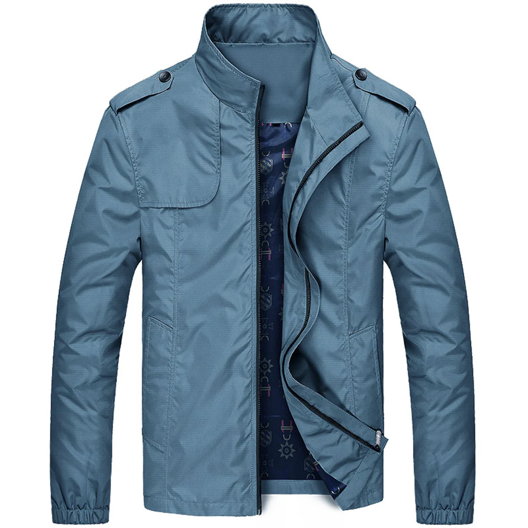 BELLAGIO™ | Chaqueta Masculina con Cuello Alto