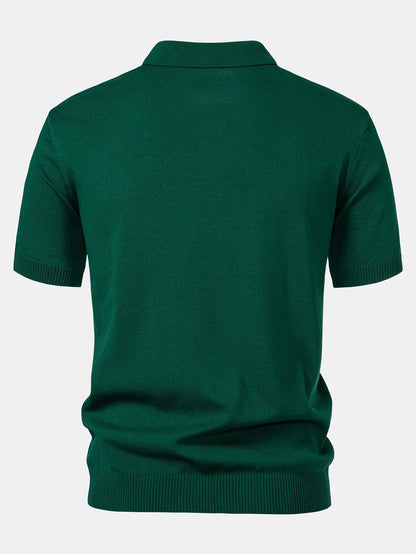 CORVANI™ |  Camisa Polo y Pantalones con Acanalado