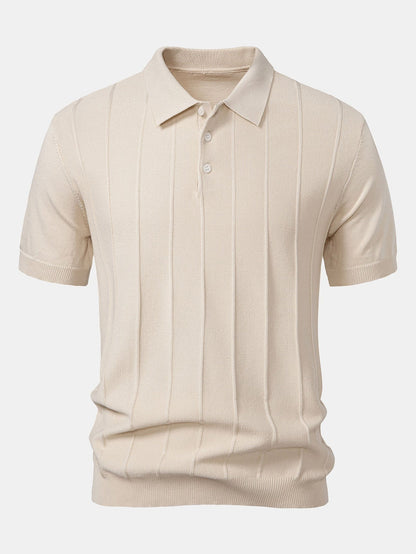 CORVANI™ |  Camisa Polo y Pantalones con Acanalado