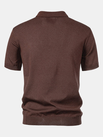 CORVANI™ |  Camisa Polo y Pantalones con Acanalado
