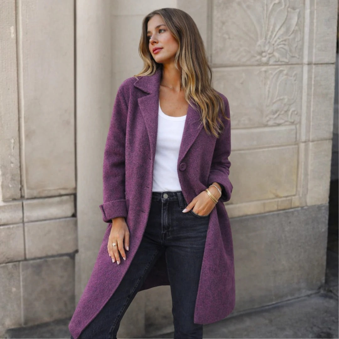 CLARA™ ┃ Chaqueta elegante con botones