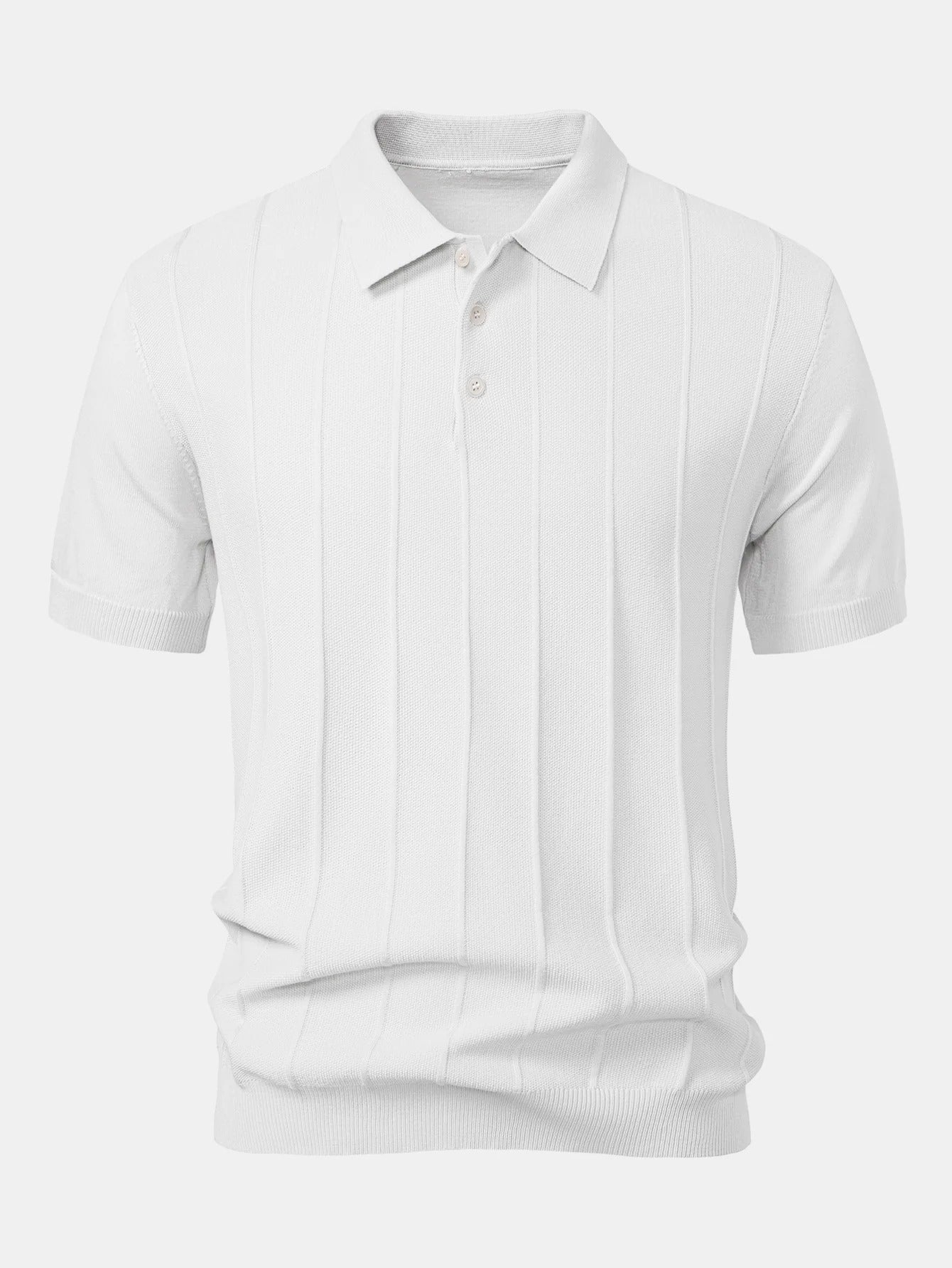 CORVANI™ |  Camisa Polo y Pantalones con Acanalado