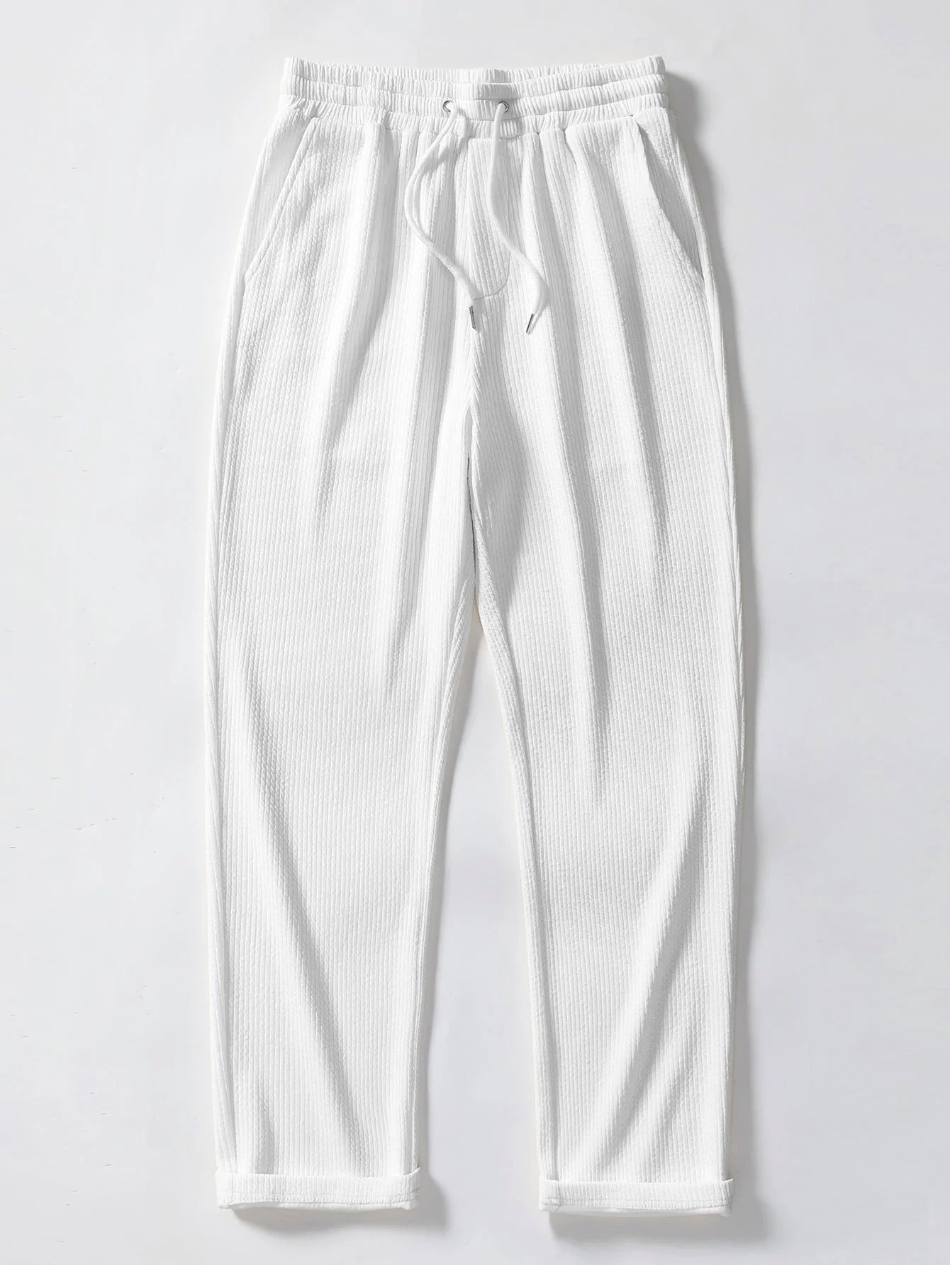 CORVANI™ |  Camisa Polo y Pantalones con Acanalado