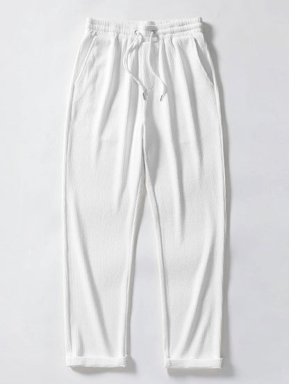 CORVANI™ |  Camisa Polo y Pantalones con Acanalado