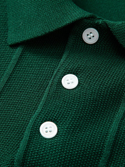 CORVANI™ |  Camisa Polo y Pantalones con Acanalado