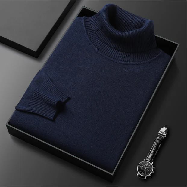 ALESSIO™ | Suéter de Cuello Alto Premium