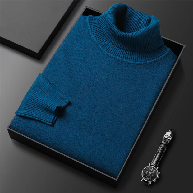 ALESSIO™ | Suéter de Cuello Alto Premium