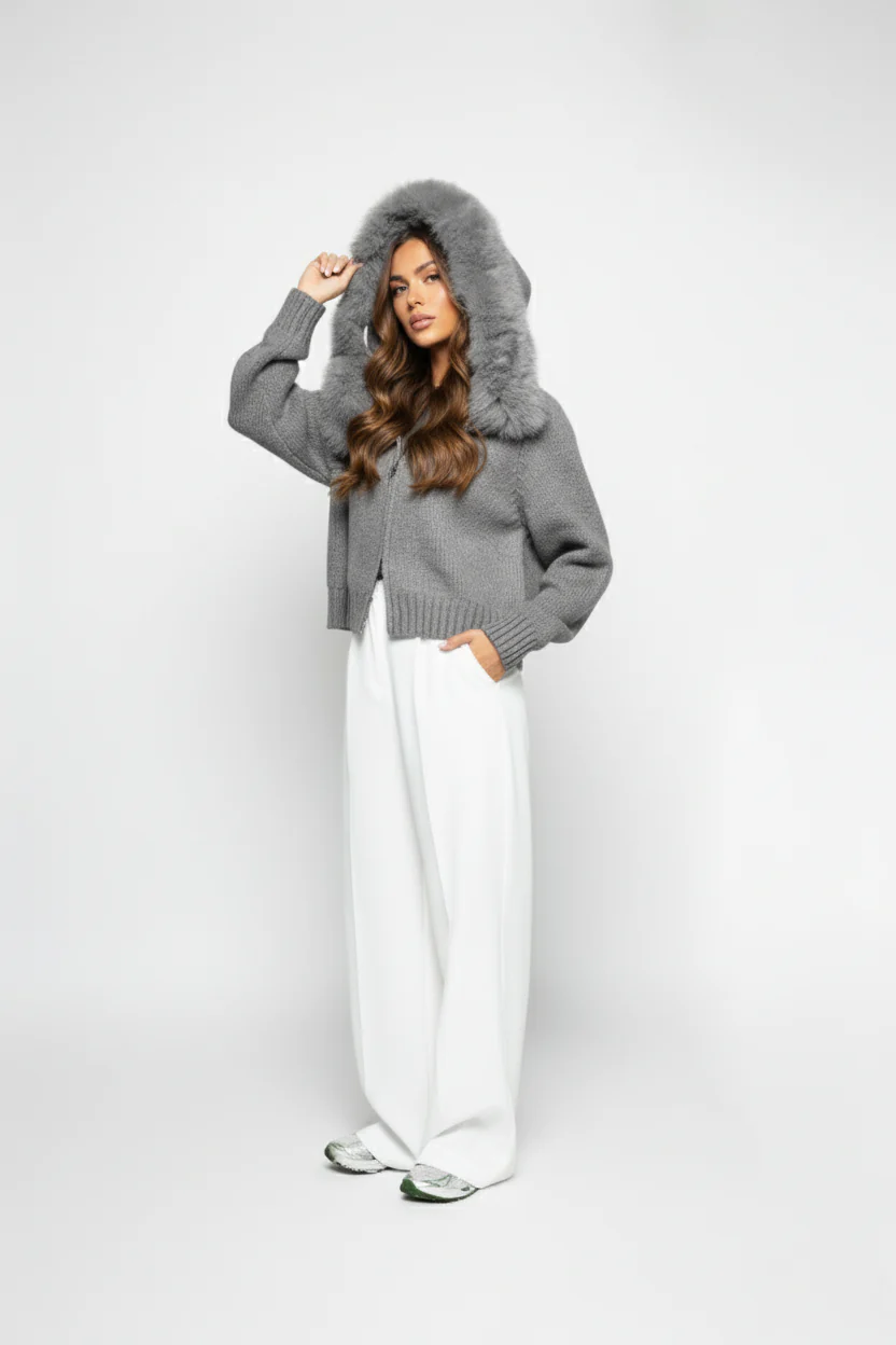 LUNA SOFT™ - Suéter con Cremallera y Cuello de Peluche