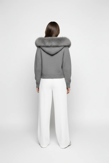 LUNA SOFT™ - Suéter con Cremallera y Cuello de Peluche