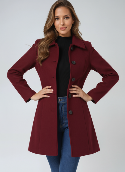 INDIGO™ | Abrigo largo elegante para mujer