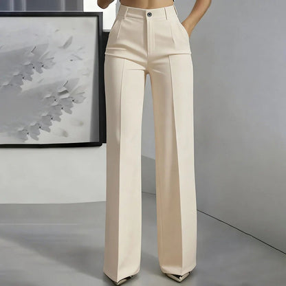 VERA™ | Pantalón clásico de cintura alta con tejido flexible