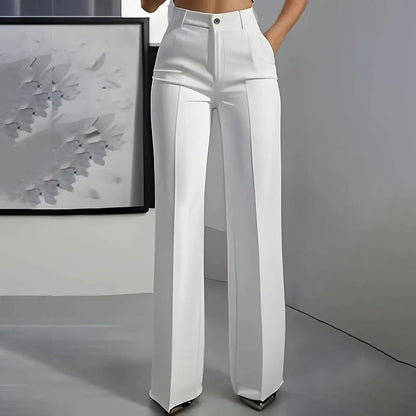 VERA™ | Pantalón clásico de cintura alta con tejido flexible