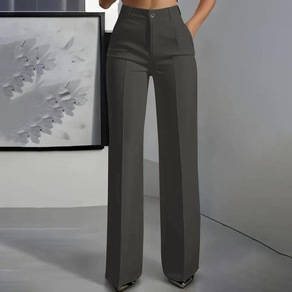 VERA™ | Pantalón clásico de cintura alta con tejido flexible