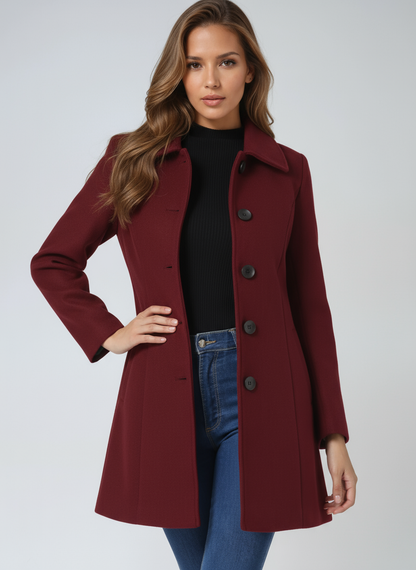 INDIGO™ | Abrigo largo elegante para mujer