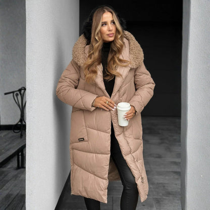 ARIA NORD™  | Abrigo acolchado con capucha elegante invernal
