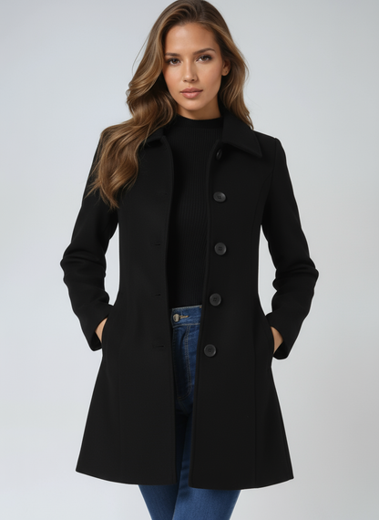 INDIGO™ | Abrigo largo elegante para mujer