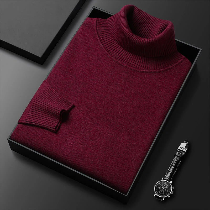 ALESSIO™ | Suéter de Cuello Alto Premium