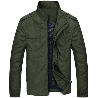 BELLAGIO™ | Chaqueta Masculina con Cuello Alto