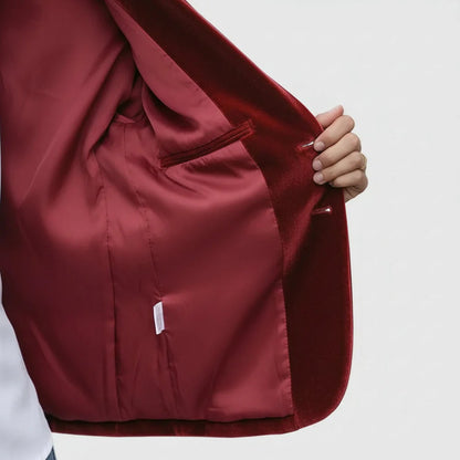 BIANCA™ | Blazer premium de terciopelo