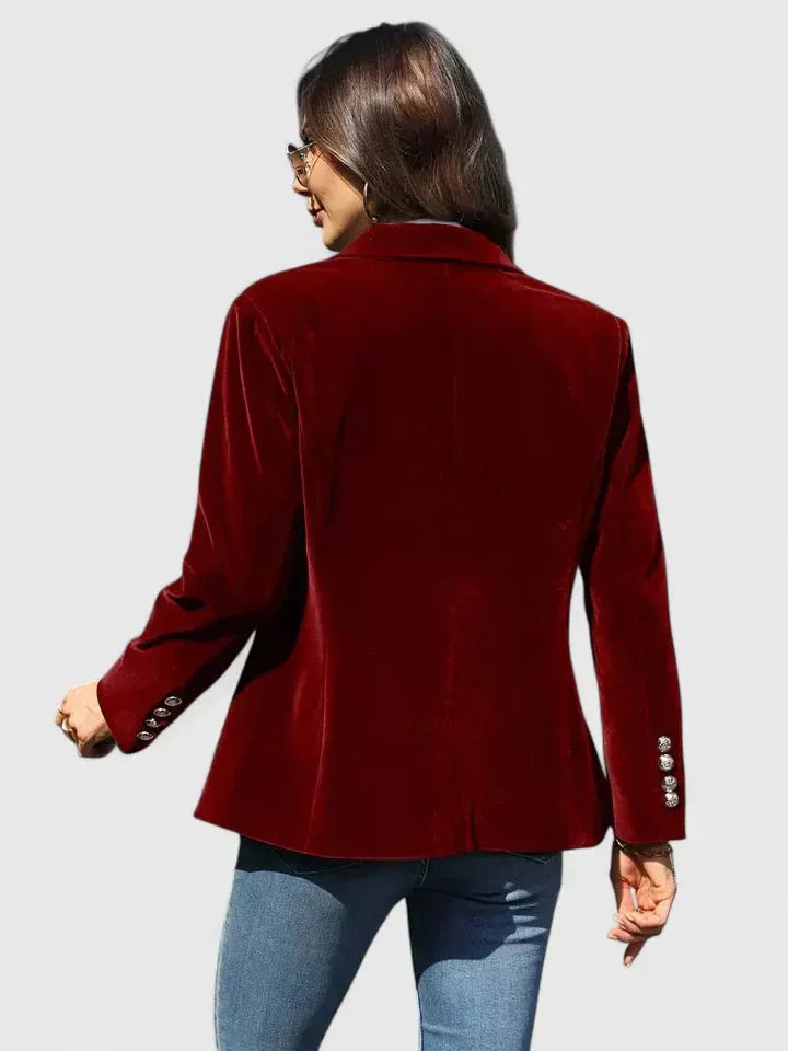 BIANCA™ | Blazer premium de terciopelo