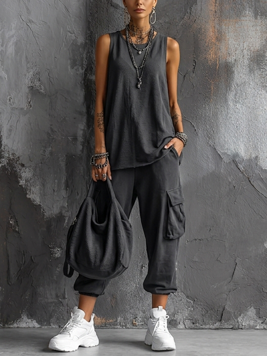 Bellmira Moda Zenara Conjunto Casual Urban Chic 2 Piezas
