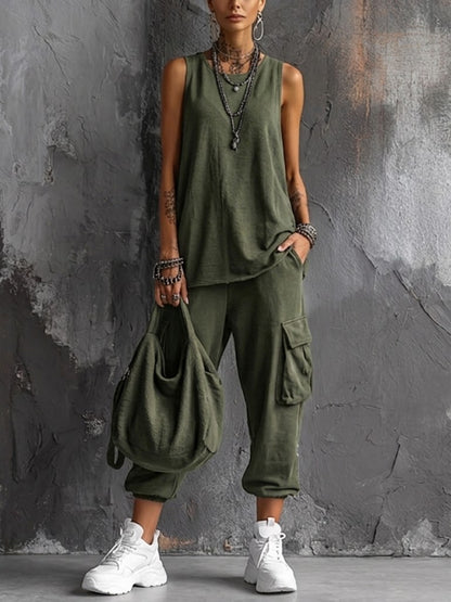 Bellmira Moda Zenara Conjunto Casual Urban Chic 2 Piezas