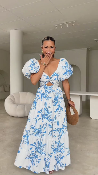 AZALYA™ | Vestido Largo con Escote Corazón